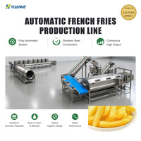 Ligne de production semi-automatique de chips de banane électriques pour la fabrication de chips croustillantes de taro et de manioc, capacité de 100 kg/h