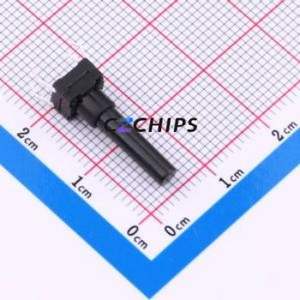 TSW06112-190B331CA Tactile Switch Through hole-4P,6.1x6.1mm Switch Single Pole Single Throw Round Button 1.8N 6.1mm - Product Image 1