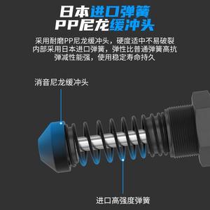 Amortisseurs pneumatiques hydrauliques à pression d'huile AC0806 1007 AD1416, accessoires pour bras robotiques réglables, nouveaux raccords en plastique - Product Image 6