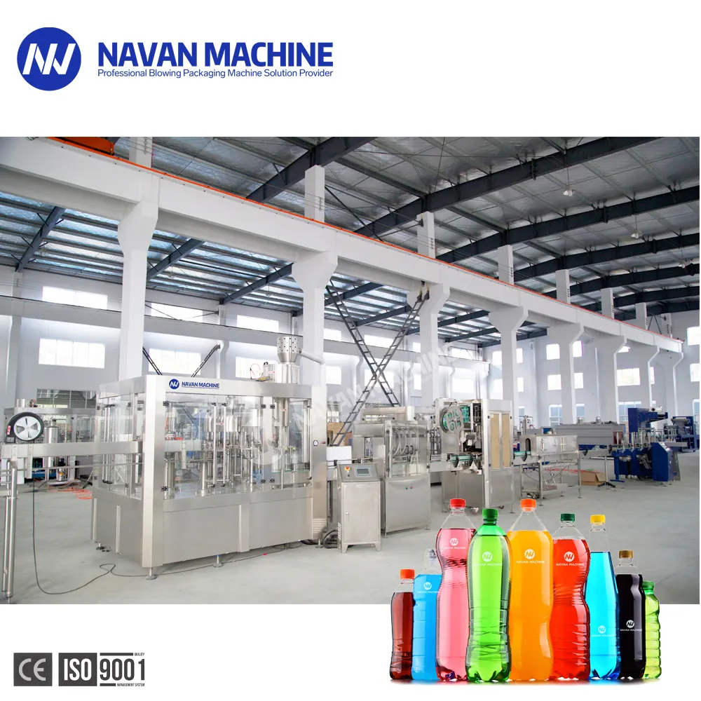750ml PET Plastic Bottled Carbonated Beverage Production Turnkey Project Carbonated Drink Production Plant