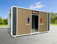 Toilettes Conteneurs Modulaires Intelligentes de Luxe pour Extérieur, Préfabriquées, Portables, pour Écoles, Bureaux et Espaces Publics en Chine