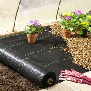 Estera de control de malezas de tela tejida Pp de tela antihierba de <span class=keywords><strong>malla</strong></span> para cubrir el suelo - Product Image 4