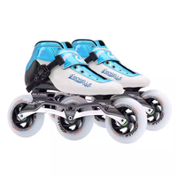 Patins à roulettes de vitesse Roselle-T5 en fibre de carbone et alliage d'aluminium, pour enfants et adultes, professionnels, grandes roues, en ligne