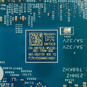 Original nuevo para la placa base Dell Precision 3560 T500 0W70C8 South Peak 15 TGL MB 8L 19819 - Product Image 3