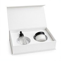 Boîte cadeau personnalisée pour soins de la peau, flacon de sérum, boîte rigide avec insert en mousse, fermeture magnétique, emballage de luxe pour crème, pour les marques cosmétiques