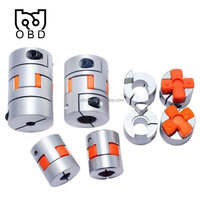 Aluminium Flexible Joint Coupling 10mm Bore Diameter for Rotex Shaft for Printing Shops OEM Customization