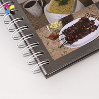 Livre de recettes, carnet de cuisine à anneaux relié rigide pour la cuisine à la maison