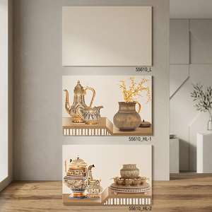 Azulejo de porcelana súper brillante de 300x450 para cocina, azulejos de pared de 30x45cm con superficie pulida, azulejos de cerámica decorativos para el hogar, venta al por mayor - Product Image 1