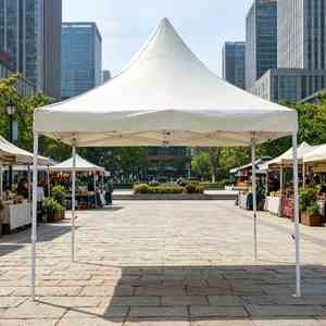 Carpa Plegable Portátil de 4 Esquinas con Toldo, para Exteriores, con Logotipo Personalizado, para Puestos de Mercado, Eventos y Exhibiciones, Venta al Por Mayor de Fábrica - Product Image 1
