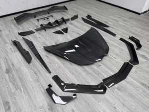 Bodykit de voiture en Fiber de carbone de haute qualité BTC pour Chevrolet <span class=keywords><strong>Corvette</strong></span> C8 nouvelle condition diffuseur de lèvre avant jupes latérales capot de becquet - Product Image 6
