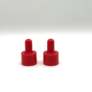 Pipette compte-gouttes en verre rouge 20-415 pour flacons d'essences et d'huiles essentielles – Bouchons et pipettes élégants - Product Image 4