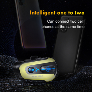 Kofig N3X ABS Material Waterproof Noise Cancelling Stereo Sound Intercom Helmet Bluetooth Motorcycle <strong>Headset</strong> Accessories - Product Image 2