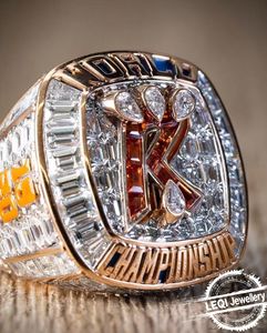 Aangepaste 9K-18K Goud/Platina N-BA Kampioenschap <span class=keywords><strong>Ring</strong></span> - 1997 Bulls Mj Griep Lab Diamanten Eerbetoon - Product Image 1
