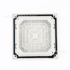 Filtre de ventilation à vente directe d'usine 802 pour stores vénitiens avec bague d'étanchéité pour ventilateur axial, blanc, ABS, anti-poussière - Product Image 2