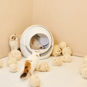 Offre Spéciale toilette pour animaux de compagnie automatique intelligente autonettoyante litière pour chats automatique chat toilette bac à litière