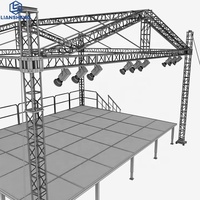 Soporte de iluminación exterior de aluminio Estructura de gabinete LED Truss para concierto en venta