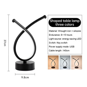 Jaiyi <span class=keywords><strong>2025</strong></span> hiện đại <span class=keywords><strong>LED</strong></span> Bar bàn đèn cá nhân Nhôm Cơ thể nightlight USB cắm phong cách cho bầu không khí ánh sáng trang trí bảng - Product Image 3