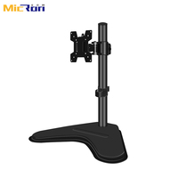 Brazo para Monitor de Escritorio con Gestión de Cables, Capacidad de 8 kg, Movimiento Completo, Giro de 360°, Inclinación de 90°, VESA 100x100
