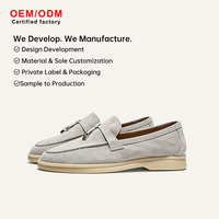 Mocassins en cachemire pour femmes, respirants, légers, à enfiler, chaussures plates décontractées, style minimaliste Old Money, été, bureau, trajets quotidiens
