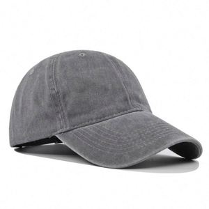 Casquettes de baseball personnalisées avec logo brodé, casquettes de sport en coton lavé vintage ajustées, chapeaux de baseball brodés - Product Image 6