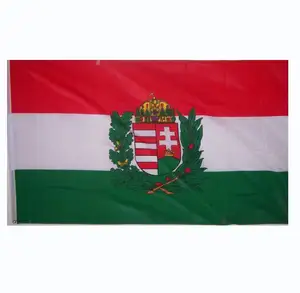 New Hungary Hungarian National 3x5 Ft Polyester Double Sides Printed Flag Banner