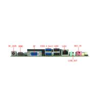 Combo de Placa Base Industrial Sin Ventilador ELSKY para Computadoras M612F con CPU Celeron Pentium Serie J/N Placa Base para PC