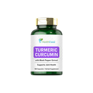 Cápsulas de Cúrcuma y Curcumina OEM ODM con Extracto de Pimienta Negra, Naturales para Adultos, Promueven la Flexibilidad Articular, la Salud Muscular y el Sistema Inmunológico - Product Image 1
