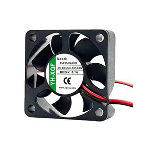 YH-XQF พัดลมไร้แปรงถ่าน DC 5015D24HB 24V 0.1A ระบบระบายความร้อนสำหรับอุปกรณ์อิเล็กทรอนิกส์ - Product Image 1