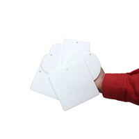 Vente en gros de papier feutre suspendu par sublimation en polyester A4 non coupé Désodorisant pour voiture Bougies vierges et accessoires de parfum