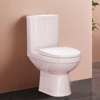 Meilleur confort Commode en porcelaine à chasse directe Bol en céramique Ensemble de toilette Vente directe Articles sanitaires Salles de bains Designs P-Trap Drainage