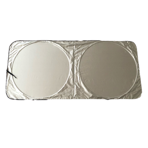 CHONGTENG Pare-<span class=keywords><strong>soleil</strong></span> <span class=keywords><strong>de</strong></span> voiture Offre Spéciale en polyester argenté avec <span class=keywords><strong>rayons</strong></span> UV Design deux modèles <span class=keywords><strong>de</strong></span> protection solaire contre la chaleur pour pare-brise - Product Image 2
