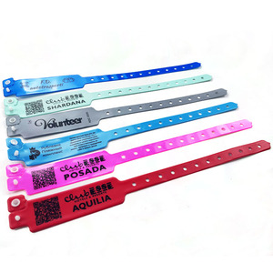 Customizable PVC Event <strong>Wristbands</strong>, Adjustable <strong>Vinyl</strong> Party Bracelets For Admission Tickets VIP Access Control - Product Image 4