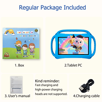 Tablet Anak 7-inci MTK Performa Tinggi Grosir 2GB+32GB Kamera Ganda 3000mAh Edukasi Android 12 Game