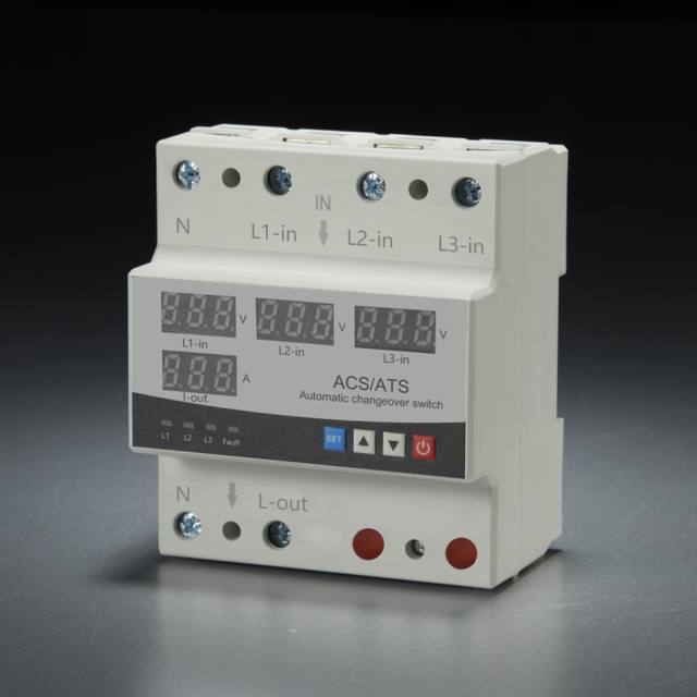 New Design 4P 220V 63a Price Over and Under Voltage protection Adjustable Ats Automatic Changeover Switch