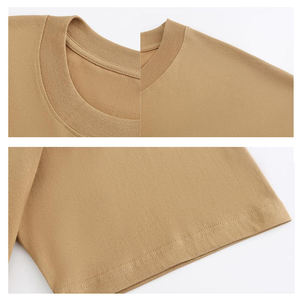 High Quality Custom Low Price Cotton t Shirt for Men 230GSM Blank Heavyweight Oversized <b>Tshirt</b> Printing Men's T-shirts Apparel - Product Image 4