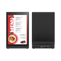 Tablette PC Android tactile capacitif LCD noire de 10 pouces en forme de L pour bureau, intérieur, lavable, salle de réunion, hôtel, banque