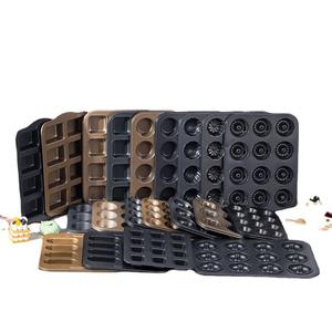 Molde para hornear, molde para mini pasteles redondos de 12 cavidades, molde para cantinflas, molde para shortcakes, molde para galletas individuales - Product Image 4