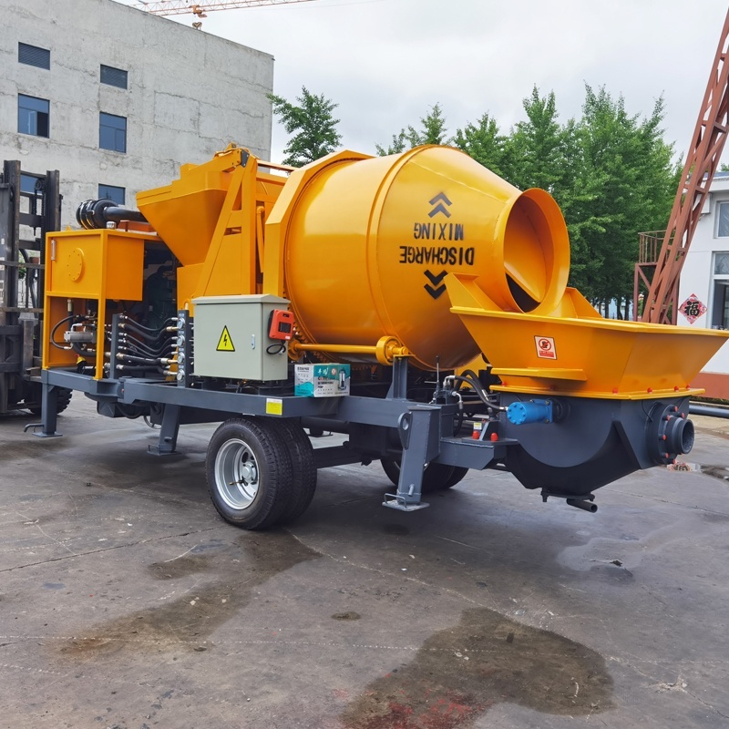 New Portable Concrete Pump and Concrete