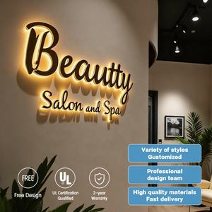 Logotipo de pared interior para exteriores, letras de canal Led, tienda de letras retroiluminadas de Metal, letrero para exteriores, letreros iluminados Led para negocios - Product Image 5