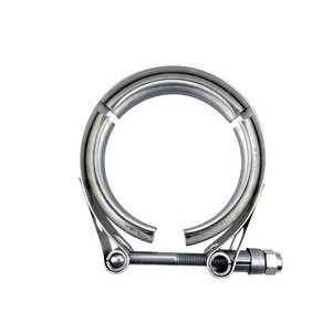 07 Industrial Heavy Duty <b>Clamp</b> Metric <b>Hose</b> <b>Clamp</b> Metal M8 Bolt Adjustable Split Suspension Pipe Rubber Lined Galvanized - Product Image 2