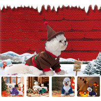 Multiple Styles Funny Pet Costume pour Chiens Chats Festival Cosplay Noël Halloween Dress up Clothing Pet Dog Clothes