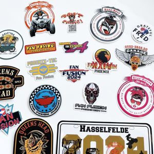 Bán Buôn Đa Màu Sắc Hình Dạng Thiết Kế Vinyl Tùy Chỉnh Dán Có Thể Tháo Rời Dán Máy Tính Xách Tay Dán Cho Trang Trí - Product Image 5