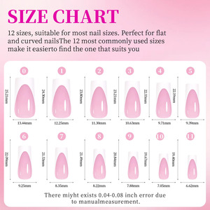 2026 En gros Faux ongles en plastique, courts carrés, longs forme <span class=keywords><strong>ballerine</strong></span>, ultra-fins motif ciel étoilé, à presser pour les ongles des orteils et des doigts - Product Image 4