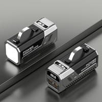 Batterie externe de grande capacité 50000 mAh, charge rapide 100W, station d'alimentation portable pour extérieur avec écran numérique et corde de transport