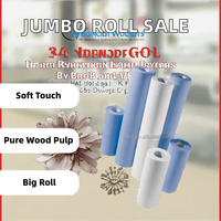 Vente chaude Papier toilette blanc doux écologique en pâte de bois vierge de haute qualité Rouleau jumbo 2 plis 3 plis 4 plis à prix avantageux