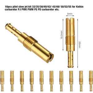 <span class=keywords><strong>Carburador</strong></span> N42421 para motocicleta, kit de Jet principal de piloto lento, para PWK <span class=keywords><strong>Keihin</strong></span> OKO CVK PWM Honda, N424-21, 10 Uds. - Product Image 4