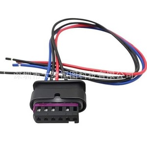 Conector de cableado de luz trasera, 6 posiciones, plástico negro, para BMW 320i 328i 335i Active Hybrid 3 xDrive 2012 - Product Image 1
