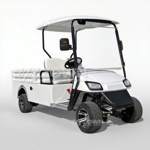 Voiturette de golf électrique écologique avec grand coffre de chargement pour l'entretien des villas - Product Image 2