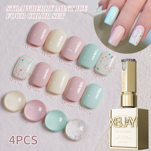 XEIJAYI Vernis à Ongles Gel UV Longue Tenue Couleurs de Luxe Populaires pour le DIY et les Salons de Manucure Style Designer Vente en Gros Usine - Product Image 3