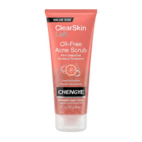 Gommage à l'acide salicylique et à la vitamine C sous marque privée pour la vente en gros OEM, Nettoyant moussant anti-acné au pamplemousse rose pour fabricants